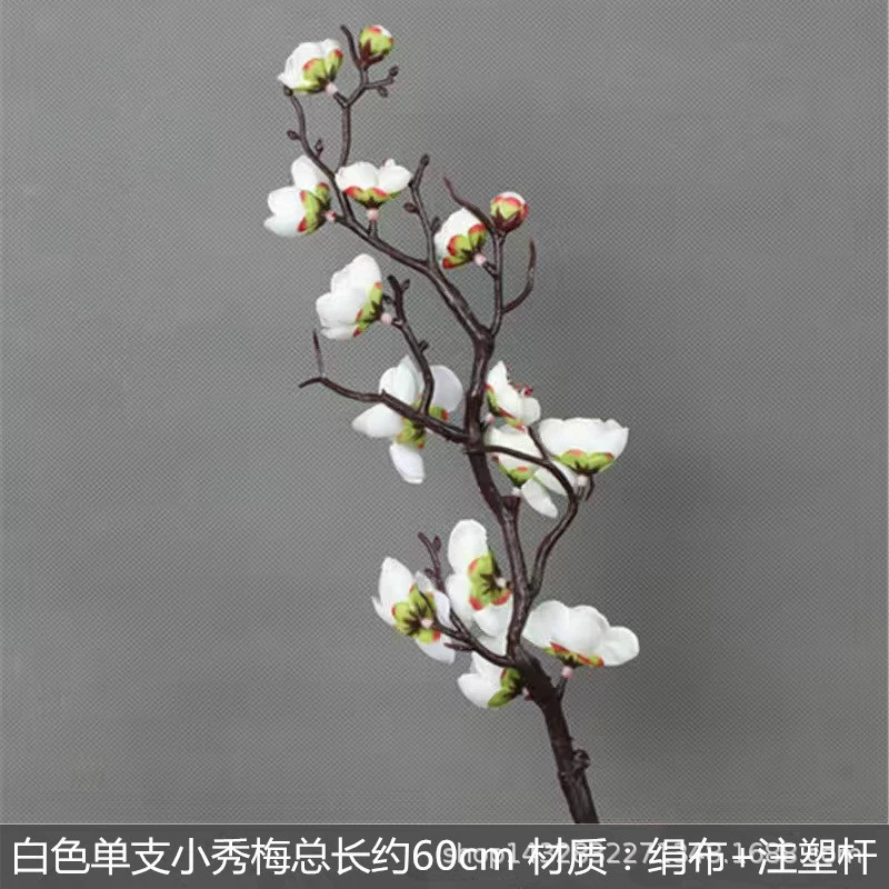 Симуляция сливовое цветок La Plum кукла цветок набухает чашка слива Гостиная китайский стиль домашнее украшение оптом