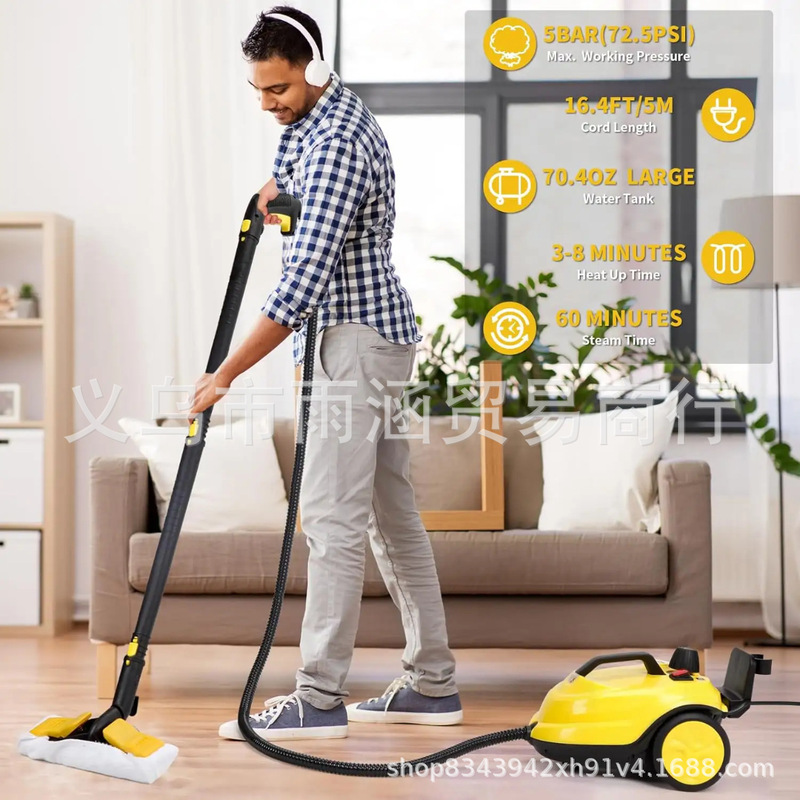 5Bar Steam Cleaner High Temperature High Pressure Steam Mop Kitchen Range Hood Cleaning Machine Steam Cleaner