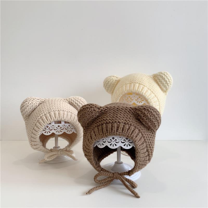 1 Piece Quantity Children Unisex Cute Solid Color Baby Hat