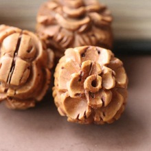 桃胡雕刻一生富贵野生桃核雕刻生肖花生福锁 配件批发 工艺品