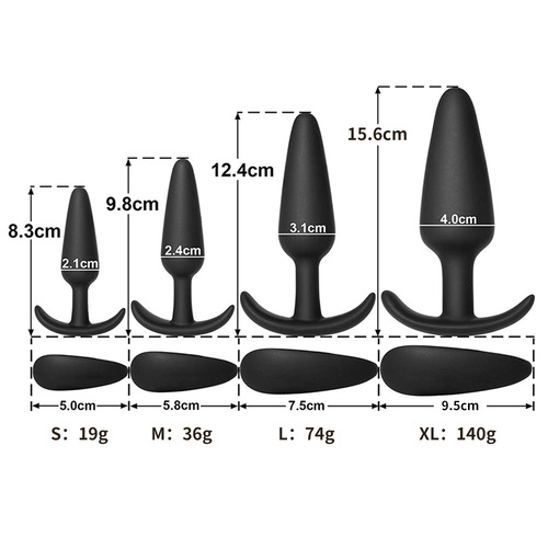 后庭玩具硅胶肛塞四件套后庭刺激拉珠自慰器成人性用品厂家批发