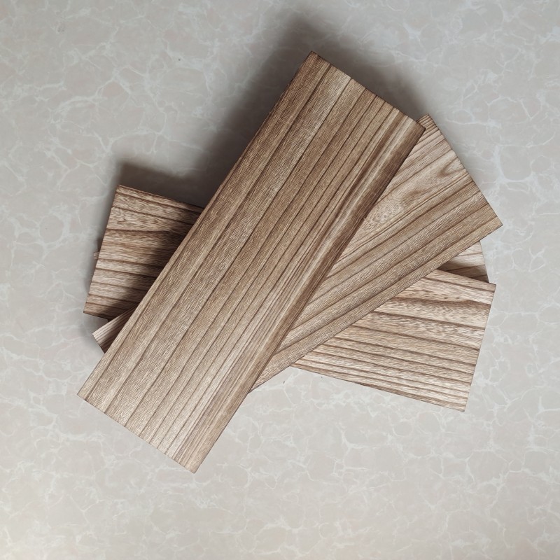 泡桐木碳化实木仿古做旧感碳烧色实木工艺品板定制轻烧色木板材