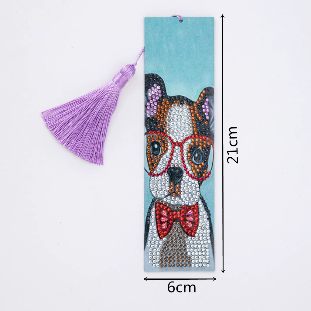 Diamond painted set with tassels, 1 pieces, DIY, print
