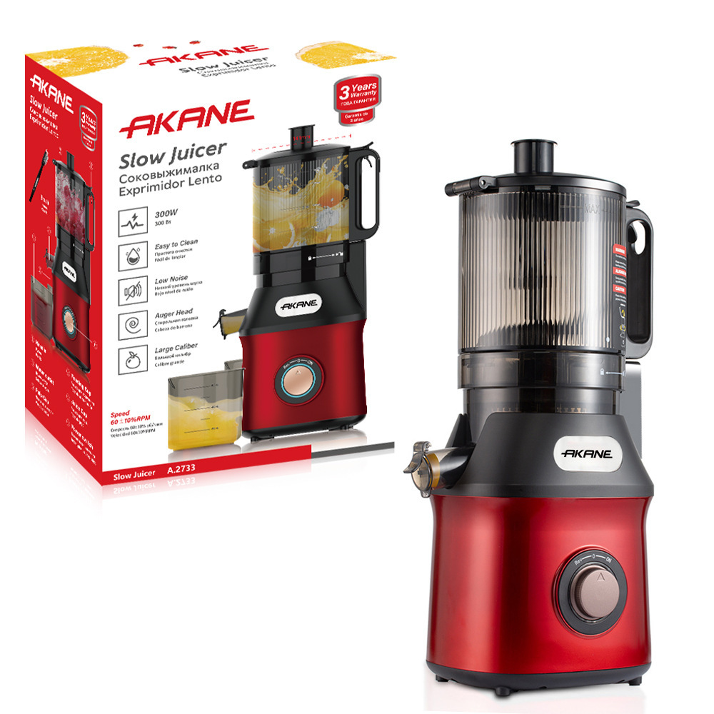 Máquina de jugo cruda de gran calibre transfronteriza europea 3L exprimidora lenta exprimidora doméstica de jugo de frutas y verduras image 2