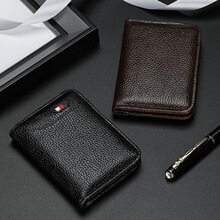 B 21210 Men's Slim Leather Card Holder ��ʿ���� �羳��Ӧ