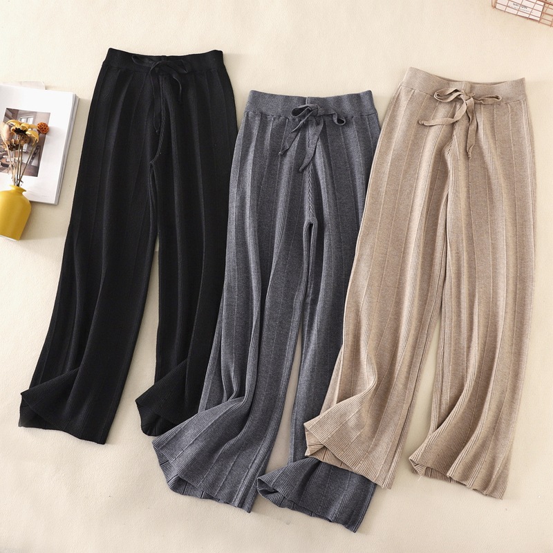 Women's Daily Street Simple Style Solid Color Full Length Casual Pants Straight Pants display picture 4