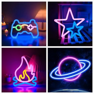 Led Neon Light Net Red Full Glow Room Atmosphere Light Bar Shop Decoration USB Neon Light Wholesale
