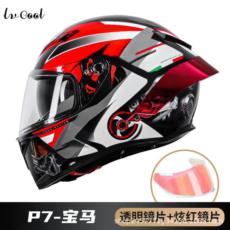 3C certificado casco de la motocicleta de fábrica al por mayor DOT Comercio exterior casco Nacional Estándar Clase A Four Seasons Universal