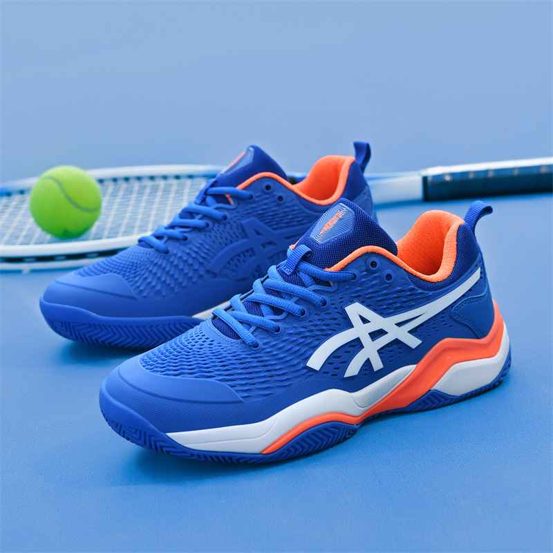 Cross-Border Pickleball Shoes Tennis Shoes Pickleball ‌ Red Clay Hard Court Men's and Women's Badminton Shoes Wholesale