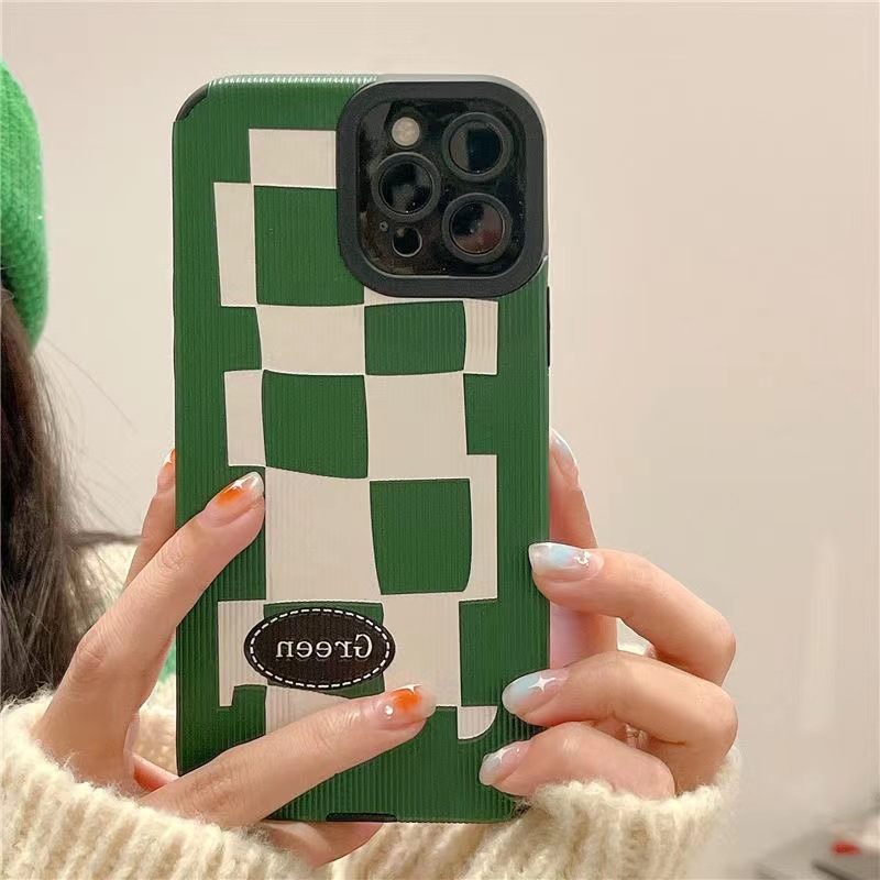 Stylish Green Protective Phone Case For Iphone 13 Pro Max And 11_voghion.com