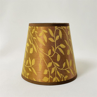 New Brown Willow fabric small lampshade bedroom table lamp homestay hotel lighting accessories spot postage