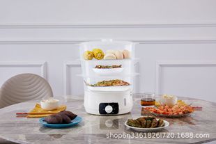 Cross-Border special electric steamer large-capacity household steaming one three-layer multi-functional automatic steamer gift Amazon