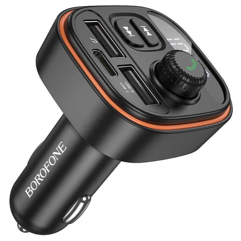 BOROFONE BC59 jetu car bluetooth FM transmitter bluetooth 5.4 support bluetooth, u disk play