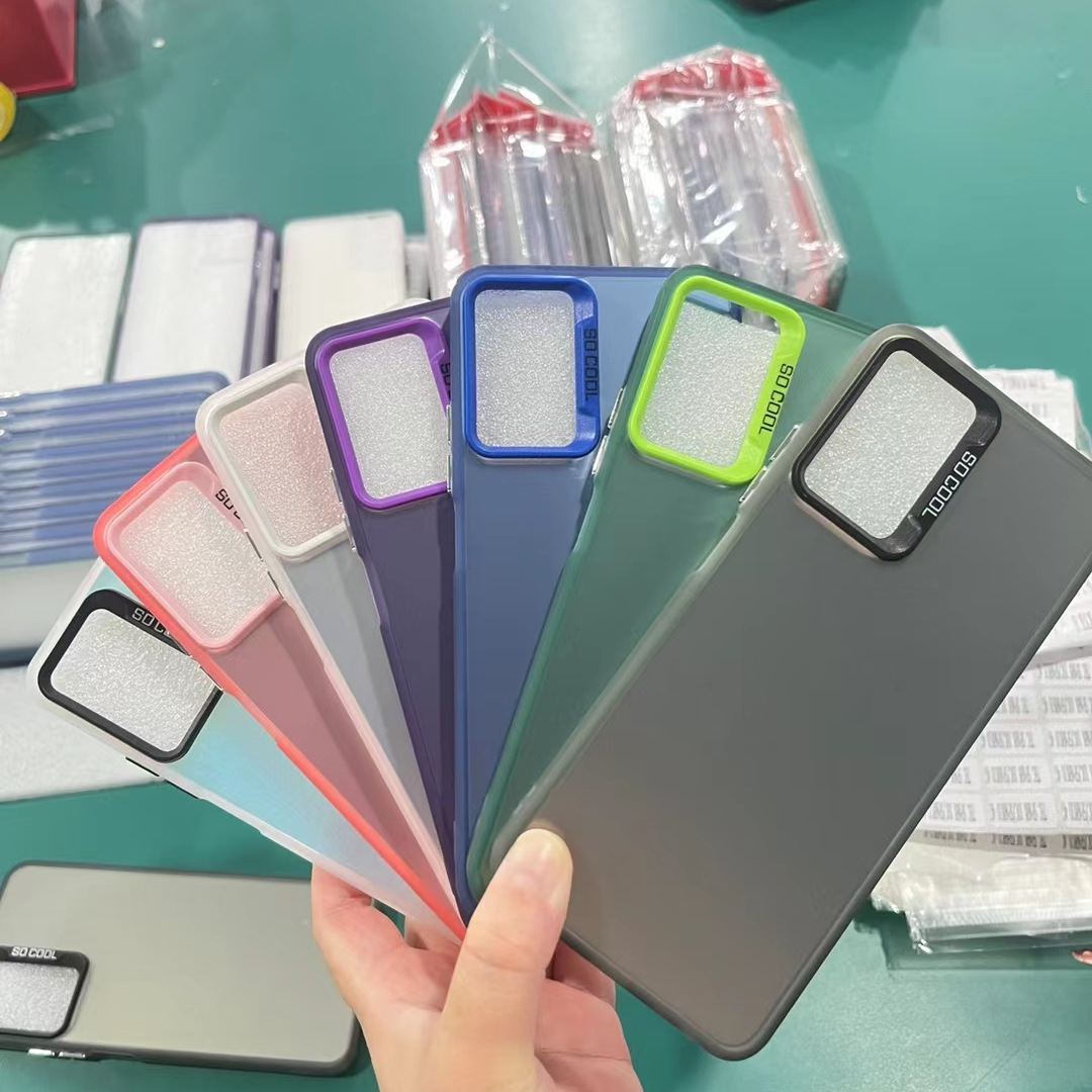 For millet POCO M6 5G double layer IMD color silver three in one yuan air shell laser frosted skin feeling mobile phone case