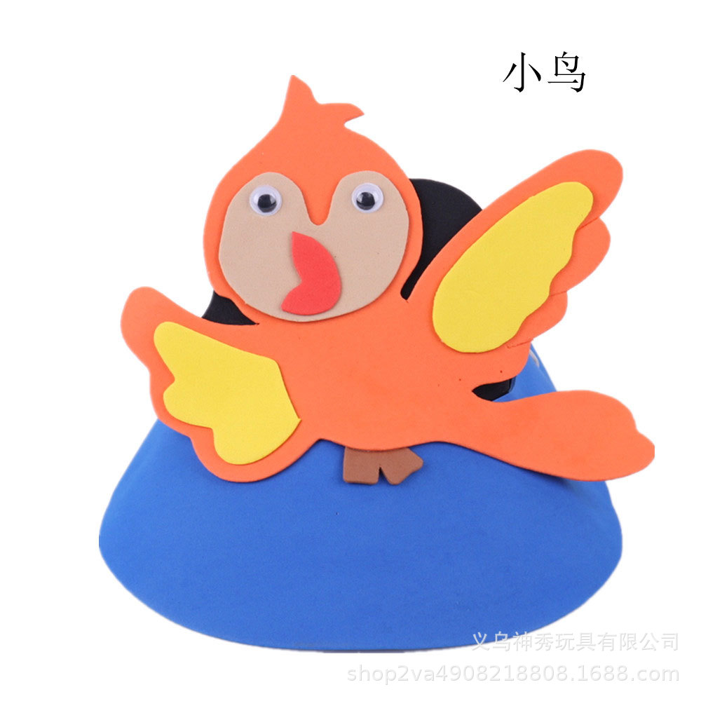 Día del niño Eva sombrero para el sol actividades entre padres e hijos dibujos animados animal tocado doce tocado del zodiaco