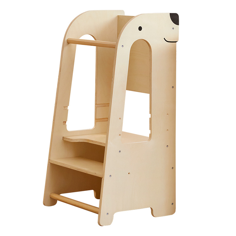 Asweets Baby Learning Tower Children Monchi Early School Taburete Taburete de lavabo Taburete de escalones Cuatro lados con tablero de dibujo