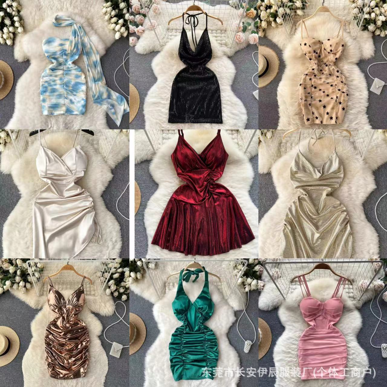 Hot girl manufacturer wholesale Strapless tight evening dress sexy…