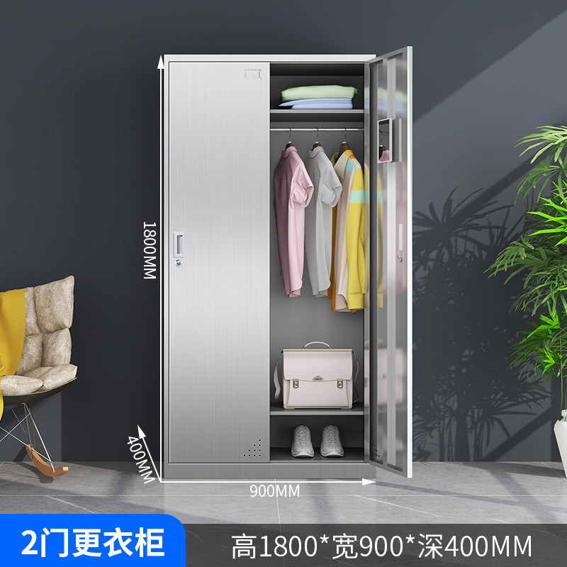 不锈钢更衣柜带锁宿舍浴室食品厂无尘净化车间四门六门员工储物柜|undefined
