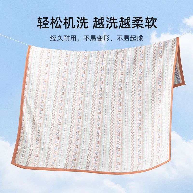 Baby Mat Pure Cotton Gauze Bed Sheetss Crib Soft Mat Summer Sweat-Absorbent Breathable Large Size Kindergarten Cotton