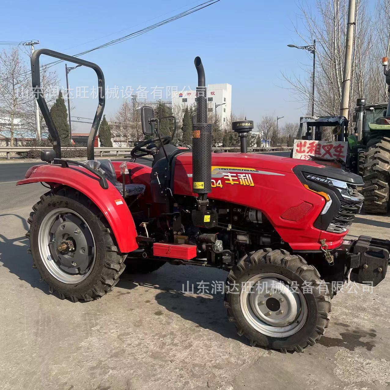 强动力四驱四轮拖拉机 山地丘陵耙地机 50马力旋耕犁地农用车