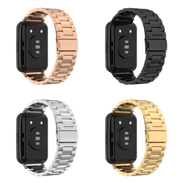xDfind Tres pulseras metálicas de desmontaje rápido para Huawei Watch D2 / Huawei Band 10 / 9 / 8 NFC / Huawei Wa