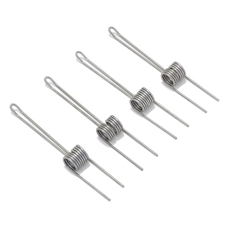 304 Пряжка торсионная пружина нажимной переключатель открытая крышка коробка ручной пресс Универсальный торсионный Эластичный Желтый сильный вращающийся двойная пружина кручения 3