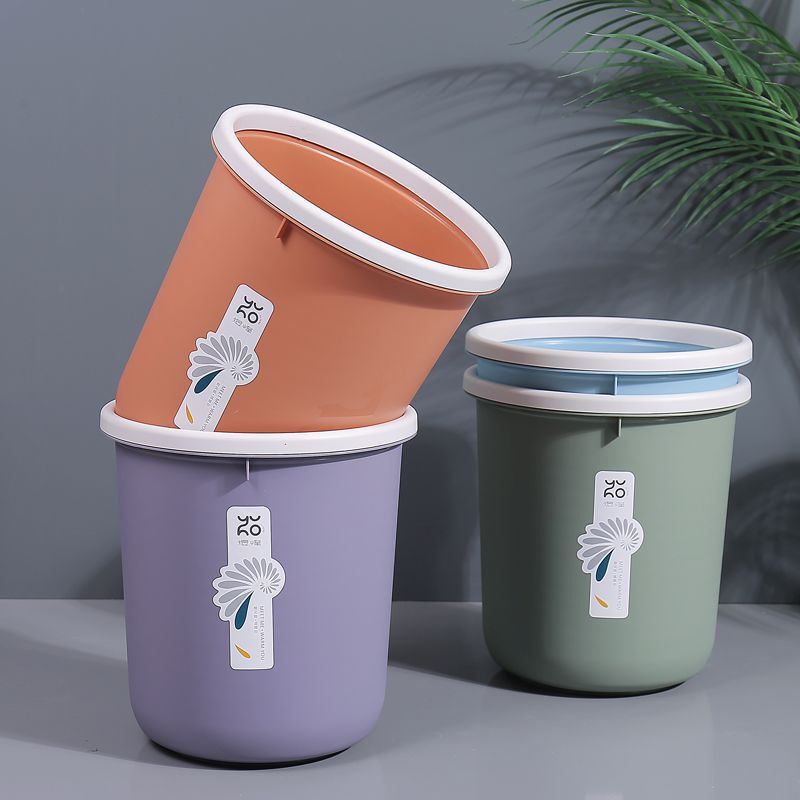 Thickened Household Kitchen Trash Can New Light Luxury Bathroom Toilet Living Room Office Dormitory Press Ring Paper Basket Thickened Household Kitchen Trash Can New Light Luxury Bathroom Toilet Living Room Office Dormitory Press Ring Paper Basket