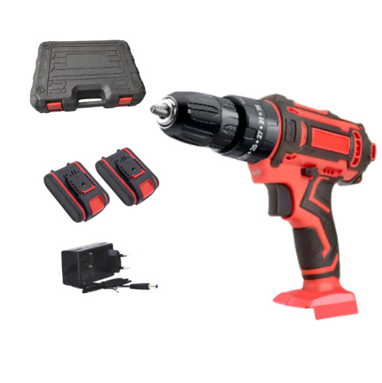 충격 5셀 듀얼 배터리 및 1회 충전(도구 플라스틱 상자)