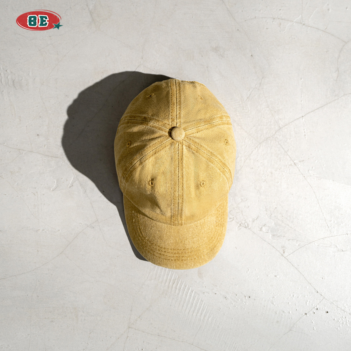 BEChildren's Clothing|Spring And Summer Washed And Distressed Children's Peaked Cap American Retroy Brand Curved Brim Baseball Cap Soft Top