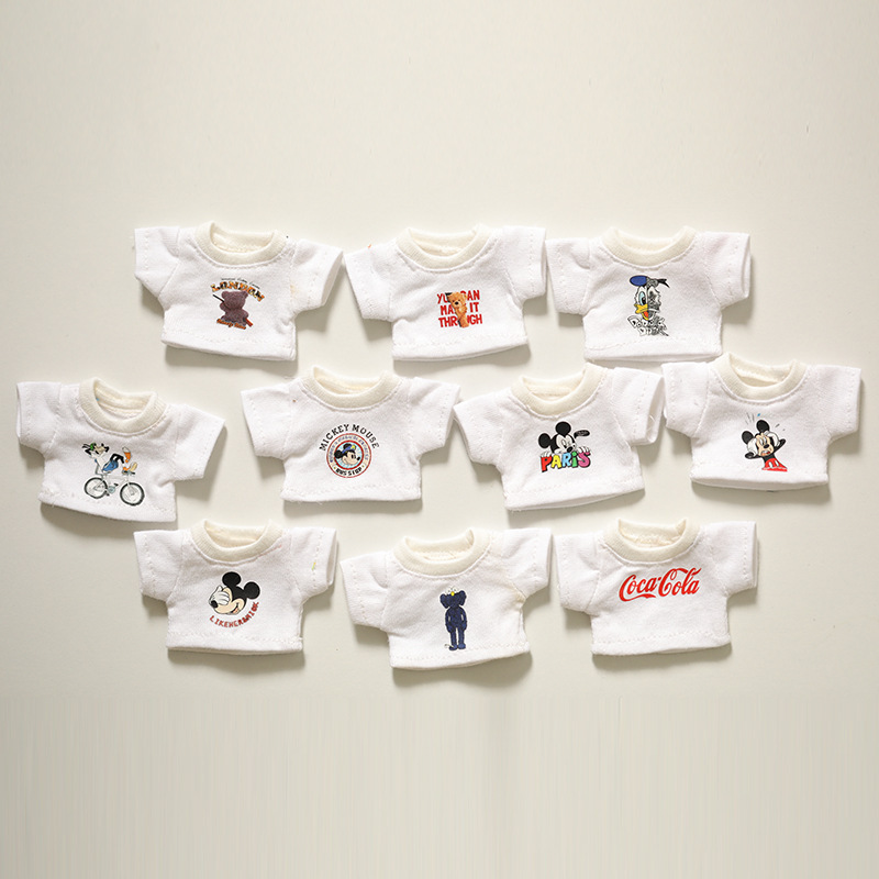 New Nyota Plush Toy Doll T-Shirt Clothing Accessories Doll Clothes T-Shirt Pendant Outfit