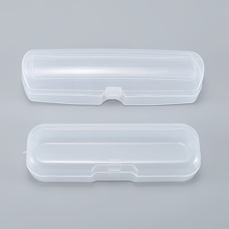 Factory wholesale new old flower plastic transparent glasses case transparent optical frame portable storage glasses hard box
