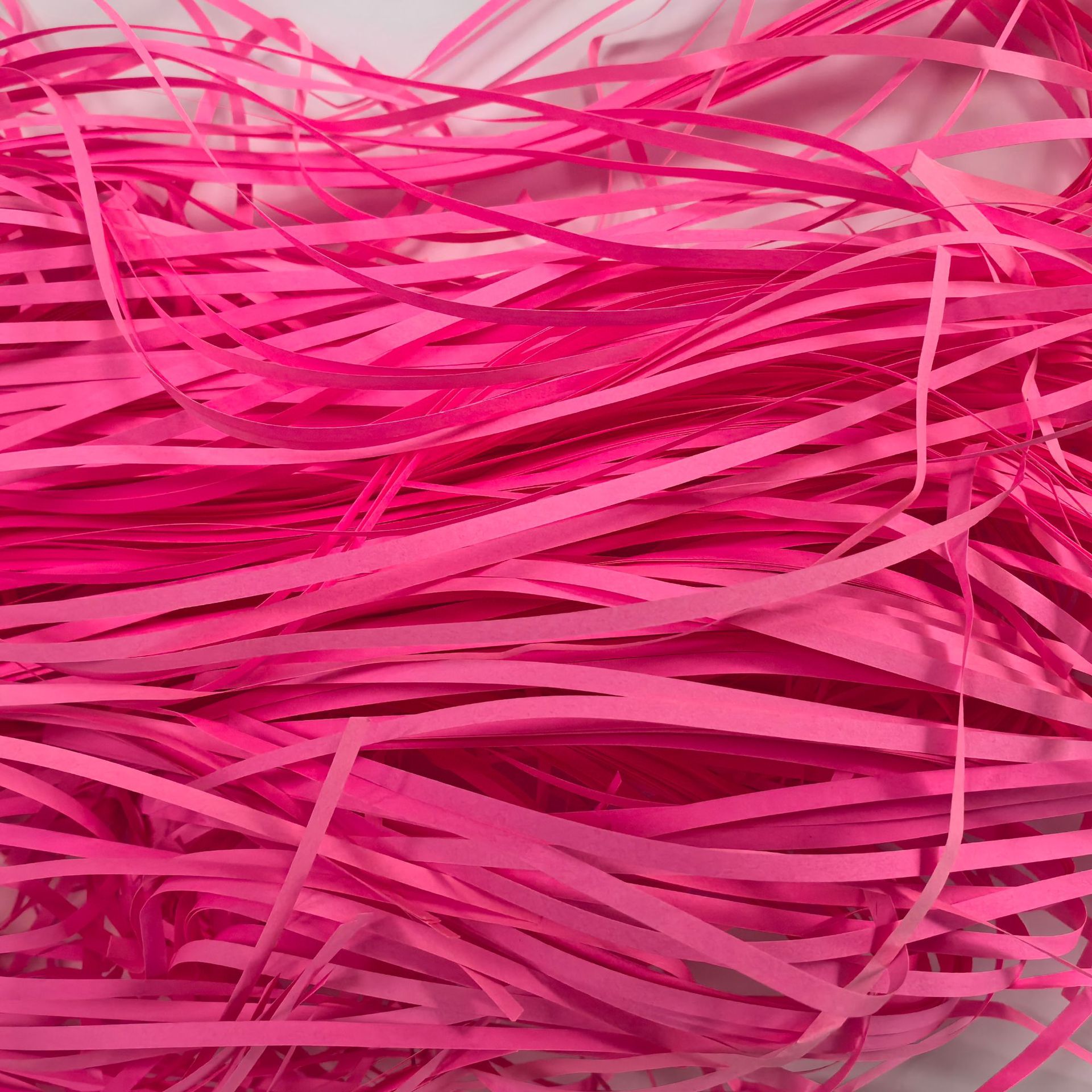 스트레이트 실크-피치 레드