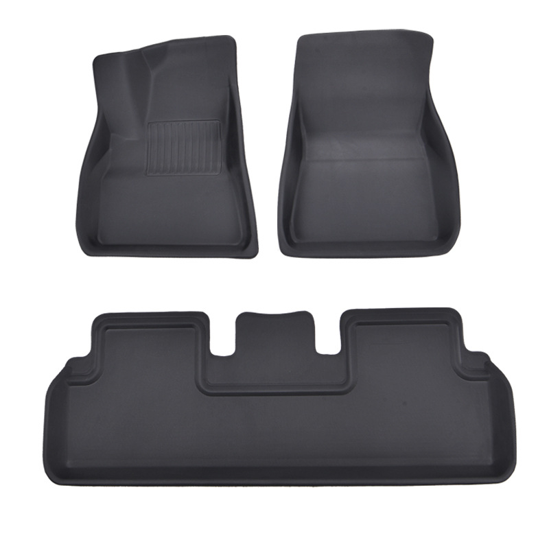 Para 2021 - 2024 Tesla Model Y / Model3 Nuevo 3D todo clima almohadilla de pie XPE
