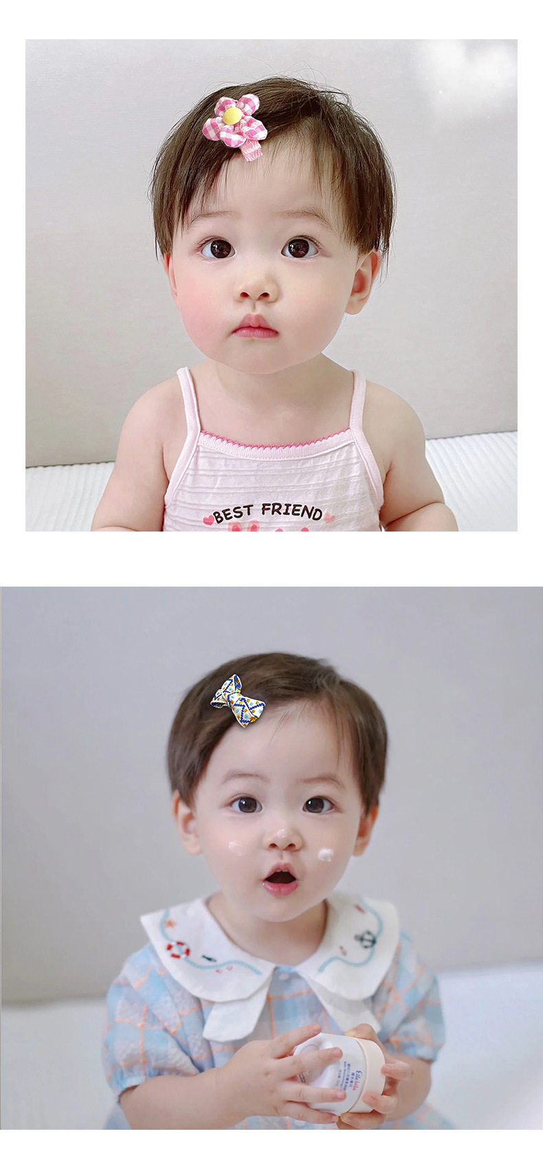 40g Weight Hair Clip Hair Accessories Type Hairpin Barrettes Quantity Cute Kid'S Fruit Bow Knot Arylic Flowers Hair Clip