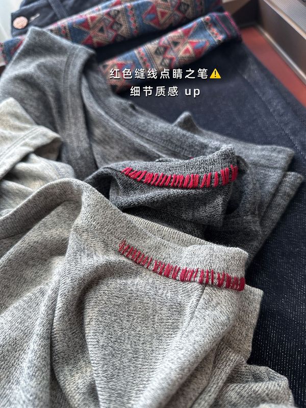 梦幻柔光效果~琎口纱线大自然岩石肌理感花纱长袖百搭T恤女|undefined
