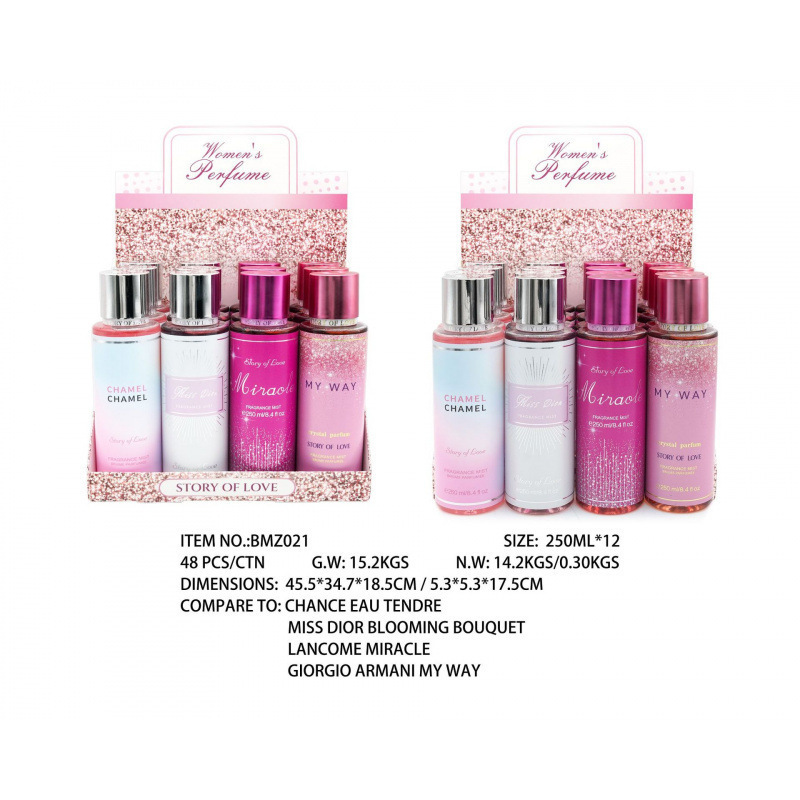 香水持久留香250ml 女士香水身体喷雾香氛持久perfumes东南亚外贸|undefined