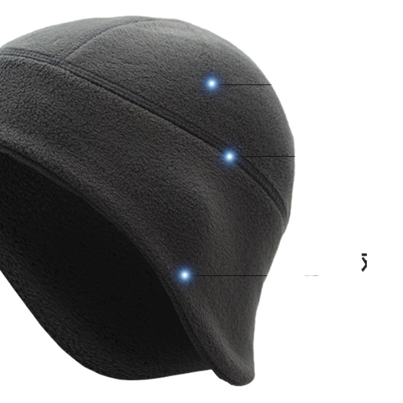Autumn and winter warm riding cap polar fleece earmuffs outdoor skiing running windproof cold-proof bicycle hat