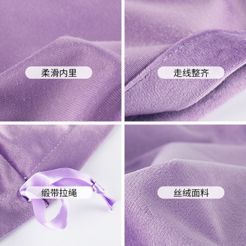 Customized logo New Year velvet drawstring pockets jewelry velvet bags mobile phone bags high-end large storage bags wholesale