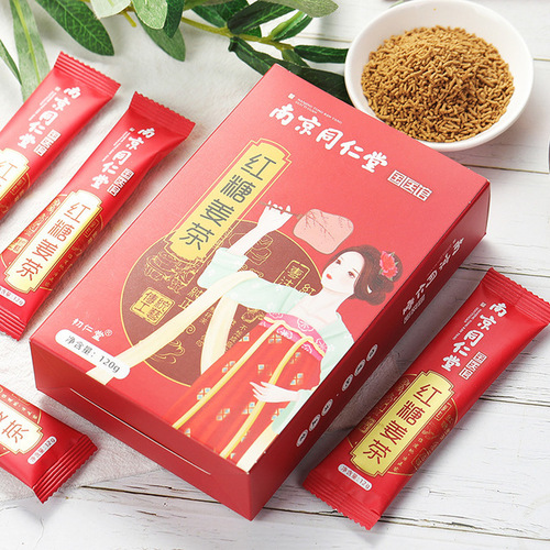 Nanjing Tong Ren Tang Red Date Ginger Tea, Old Ginger Tea Granules Menstrual Tea IBS Solid Beverage Ginger Tea