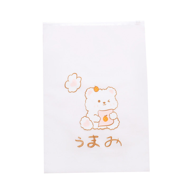 Bolsa de cremallera sellada esmerilado ropa de plástico Ziplock equipaje bolsa PE ropa bolsa de embalaje bolsa de ropa