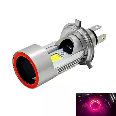 Cross-border motorcycle lights angel eyes Motorcycle headlights, headlights - h4-red-angel-eyes