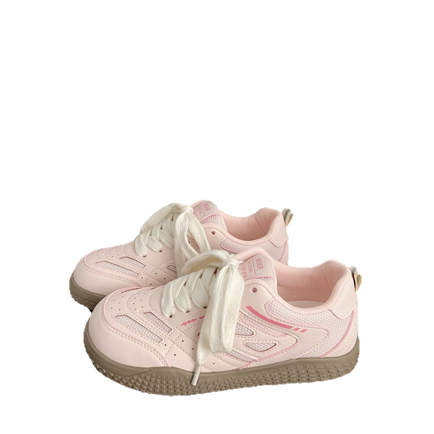 Pequeños zapatos blancos para mujeres verano y otoño de 2025 nuevos zapatos de cabeza grande feos nicho de mujeres zapatos deportivos de entrenamiento de estilo universal