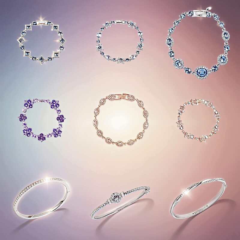 Gvc Ji Jia Single-Row Diamond Bracelet for Women, Light Luxury Design with Small Diamonds, Starry Sky Style, Simple and Fashionable, European and American Style