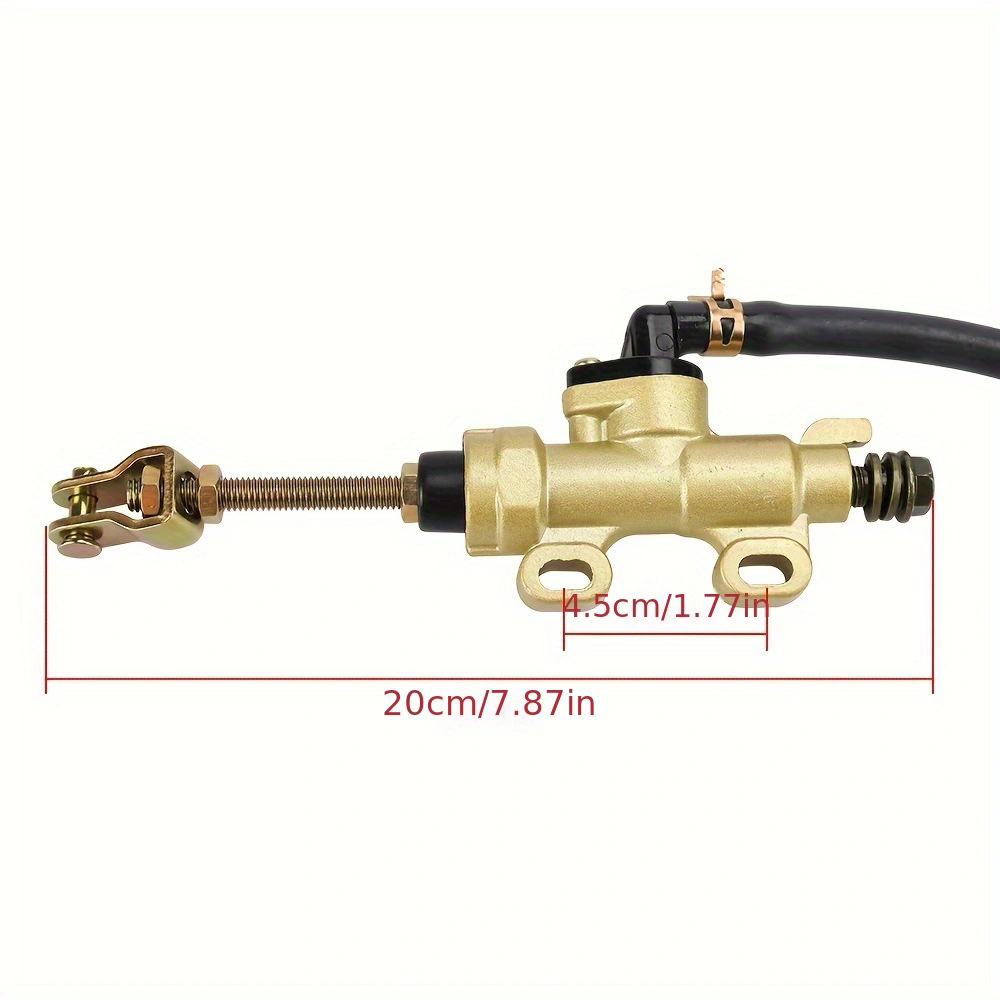 One-Word Pump with Oil Pipe Round Oil Cup Foot Brake Conjoined Pump 50-250Cc Off-Road Atv Beach Motorcycle Accessories