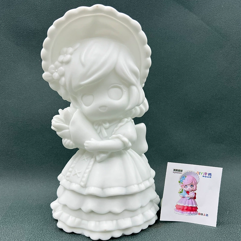DIY Paintable Doll (Plastic) — Unpainted White Embryo, Multiple Characters, 16–26 cm