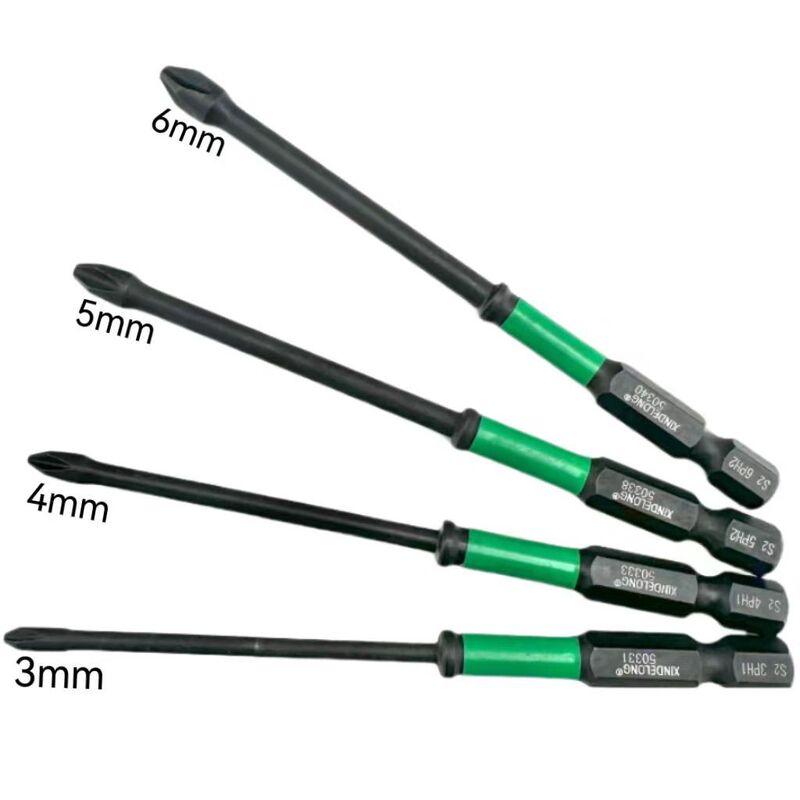 Interchangeable head screwdriver set with strong magnets, including small-head Phillips screwdriver bits, S2 steel bits, and impact-resistant bits Interchangeable head screwdriver set with strong magnets, including small-head Phillips screwdriver bits, S2 steel bits, and impact-resistant bits