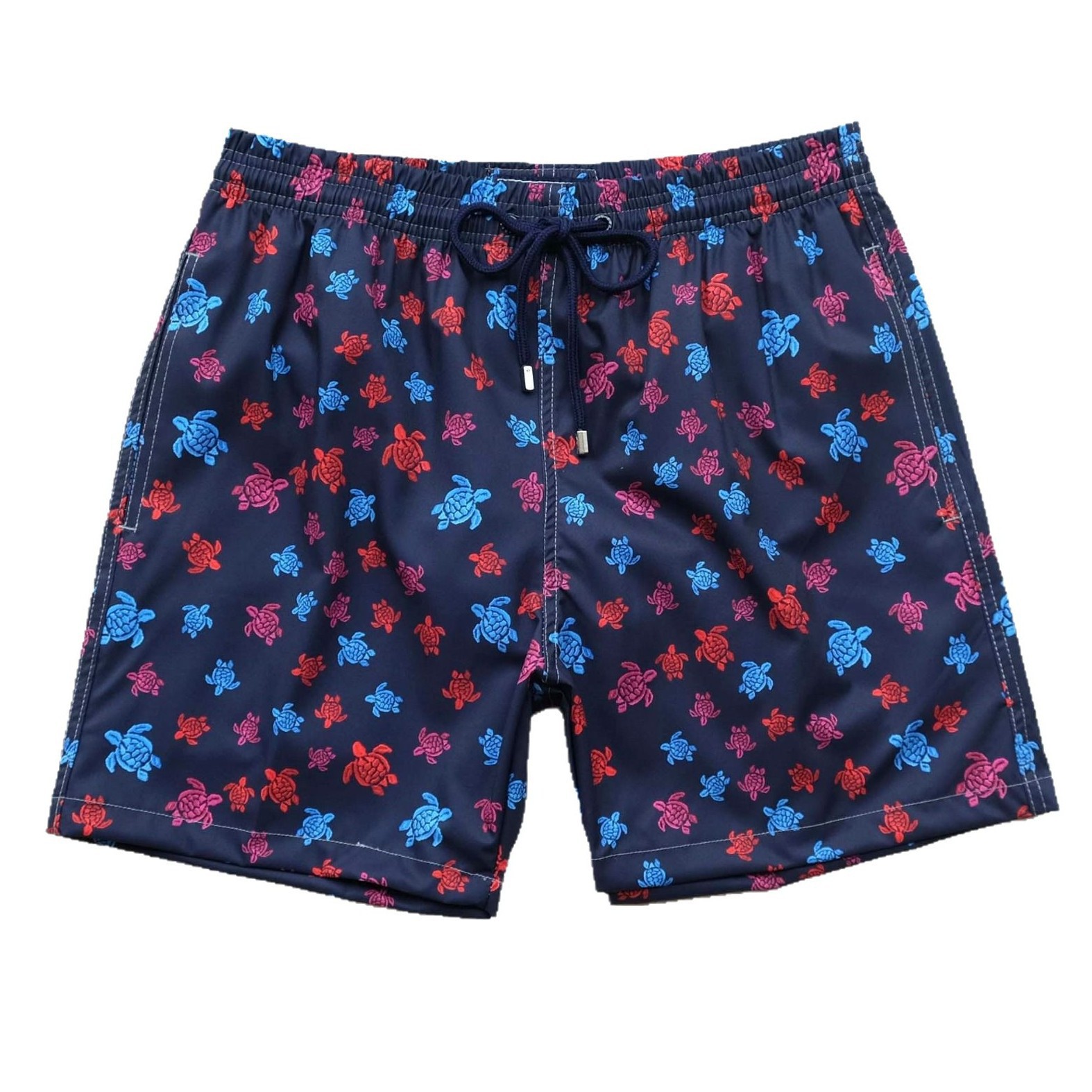 Men's Beach Trunks, Swimming Trunks, Elastic Waterproof Quick-Drying Fabric, Beach Surfing, Swimming Casual Shorts, Cross-Border Hot Sales