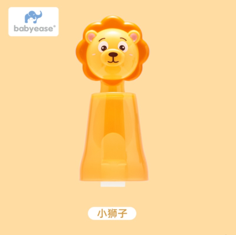 베이비 이즈 만화 구강 세척제 컵 홀더 조합-사자