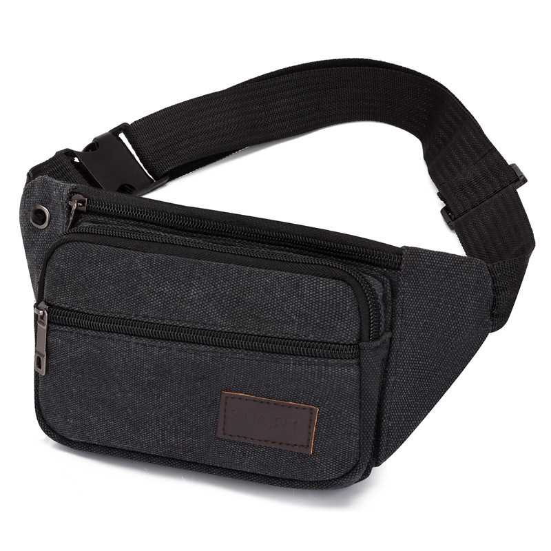 Deportes al aire libre multifunción anti-salpicaduras de agua cajero negocio bandolera bolsa de pecho para hombres y mujeres para trabajar resistente al desgaste de gran capacidad