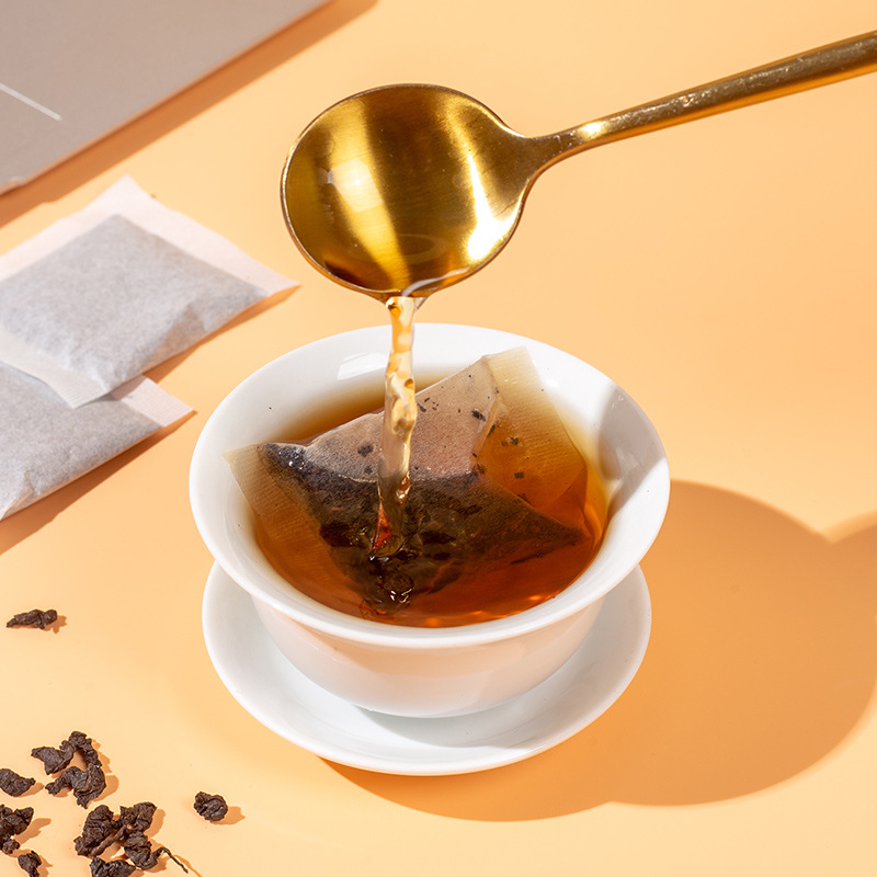 Charcoal roasted black oolong tea bagged strong flavor oolong tea independent small bag tea bag oolong tea tea bag